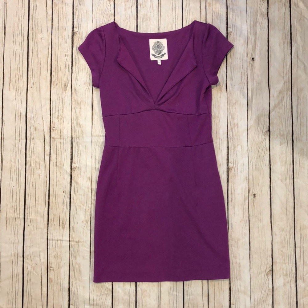 Purple B.B. Dakota short sleeve dress